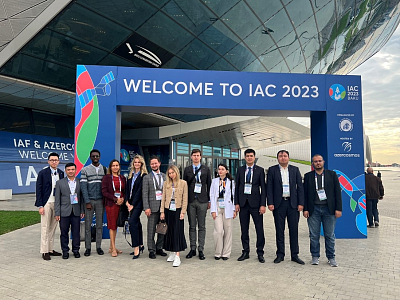 Young Professionals from Intersputnik’s Member States at IAC 2023