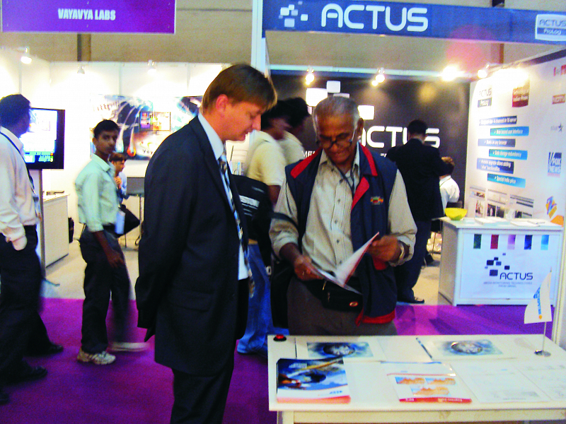Intersputnik in cooperation with its strategic partner, RSCC, took part in the Broadcast India Show 2010